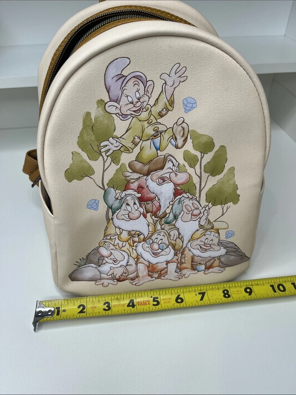 Disney Loungefly  mini Backpack with Seven Dwarfs Illustration